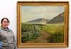 H. Alten E. F. Impressionist Landscape Painting
