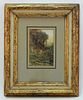 Walter Brookes Spong Landscape WC Painting