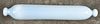 Light blue opalescent blown glass rolling pin, 19th c., having one round and one open end, 13'' l.