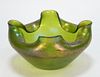 Attr. Loetz Iridescent Art Glass Bowl