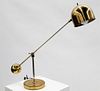 Vintage MCM Brass Eyeball Desk Lamp