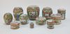 11PC Chinese Rose Medallion Covered Box Group