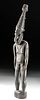20th C. PNG Murik Lakes Wooden Standing Male Figure