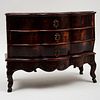 Italian Walnut and Fruitwood Marquetry Miniature Chest of Drawers