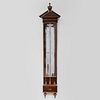 Dutch Neoclassical Inlaid Mahogany and Pewter Barometer