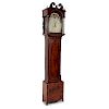 Hepplewhite Tall Case Clock in Mahogany 