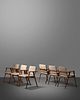 Franco Albini
(Italian, 1905-1977)
Set of Six Luisa Chairs,  Poggi, Italy