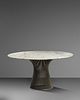 Warren Platner
(American, 1919-2006)
Dining Table, with Original Marble and Walnut Tops, Knoll, USA 