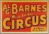 Three Al G. Barnes circus posters