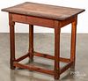 Country pine work table, ca. 1800