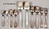 Coin silver spoons and forks