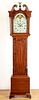 Scottish mahogany tall case clock, early 19th c.