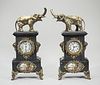 Pair Decorative Mantel Clocks