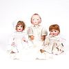 German and American Bisque Head Baby Dolls  