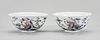 Pair Chinese Doucai Porcelain Bowls