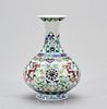 Chinese Doucai Glazed Porcelain Vase