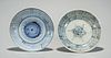 Two Antique Chinese Blue and Porcelain Bowls