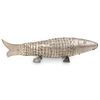 Israeli 800 Silver Articulated Fish Spice Holder