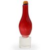 19th Cent. Red Peking Glass Snuff Bottle