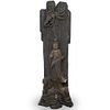 Monumental Chinese Carved Wood Guan Yin Shrine