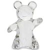 Daum Crystal Teddy Bear Figurine