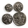 (4Pc) Ancient Silver Greek Coins