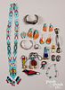 Group of Native American Indian jewelry