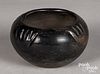 Santa Clara Pueblo Indian blackware seed pot