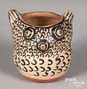 Zuni Indian pottery owl, late 19th c.