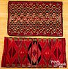Two vintage Native American Indian textiles