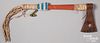 Mandan style, Upper Missouri Indian pole tomahawk