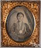 Ambrotype photograph of a Native American woman