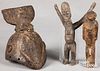 Three African Burkina Faso carvings