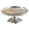 GALE AND SON AMERICAN COIN SILVER COMPOTE