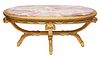 FRENCH EMPIRE LOW TABLE, 19TH CENTURY