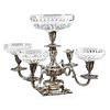 REED AND BARTON SILVER PLATED EPERGNE