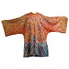 CHINESE EMBROIDERED SILK COURT ROBE