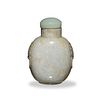 Chinese Chicken Bone Jade Snuff Bottle, 18th Century