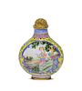 Chinese Cloisonne Snuff Bottle, possibly Qianlong