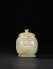 Chinese Jade Covered Jar, 18th Century or Earlier