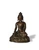 Gilt Bronze Buddha, Yuan or Ming