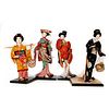 Vintage Porcelain Japanese Geisha Dolls