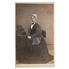 CDV of Prominent Quaker Missionary, Civil War Nurse, and Activist Sybil Jones