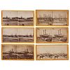 New Orleans Levee, Fine Group of 11 Stereoviews by S.T. Blessing