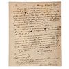 Timothy Pickering ALS Regarding Financial Documents, September 1827