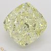 6.75 ct, Lt. Yellow, IF, Cushion cut Diamond. Appraised Value: $184,900 