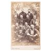 C.S. Fly Boudoir Card Featuring Group of Men, Likely Miners