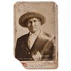 Geronimo Autographed Cabinet Card