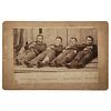 The Dalton Gang in Death, Cabinet Card by C.G. Glass