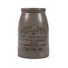 A Scarce Pennsylvania Merchant's Stoneware Canning Jar